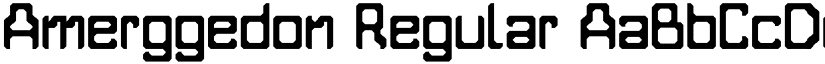 Amerggedon Regular font