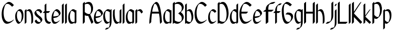 Constella Regular font