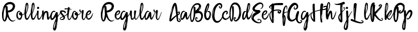 Rollingstore font download