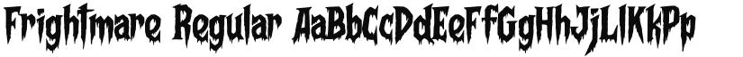 Frightmare font download