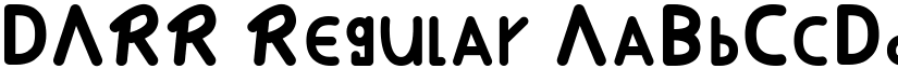 DARR Regular font