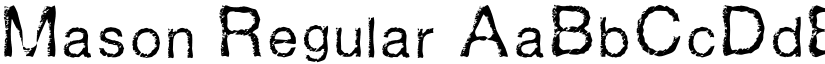 Mason Regular font