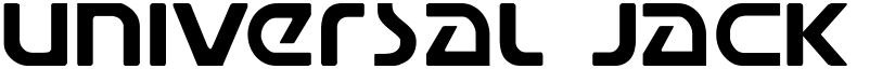 Universal Jack font