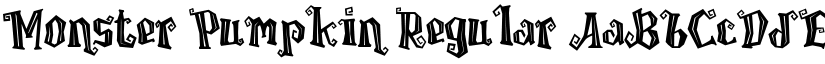 Monster Pumpkin Regular font