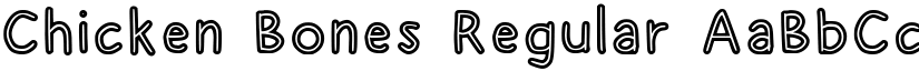 Chicken Bones Regular font