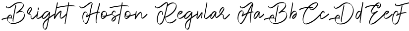 Bright Hoston Regular font