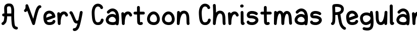 A Very Cartoon Christmas Regular font
