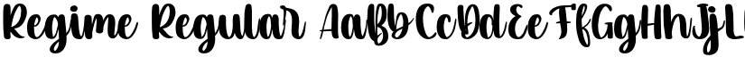 Regime Regular font