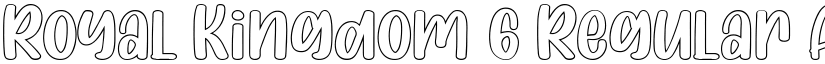 Royal Kingdom 6 Regular font