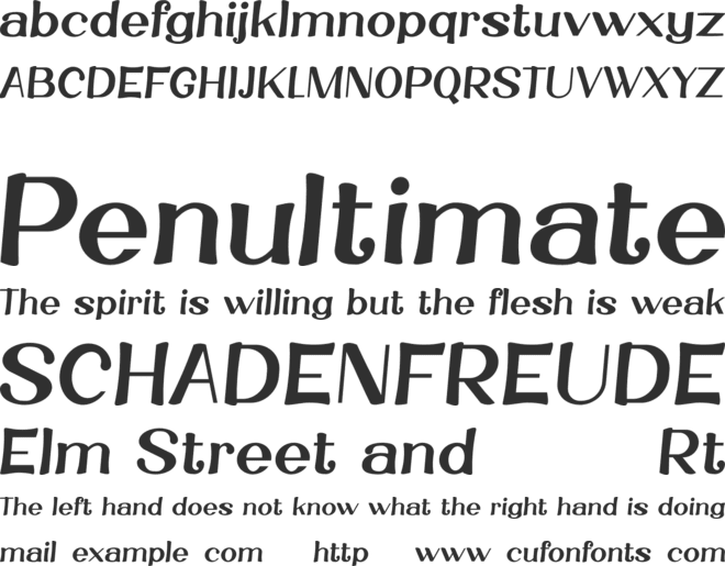 Karlin font preview