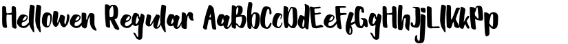 Hellowen font download