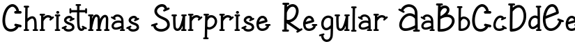Christmas Surprise Regular font