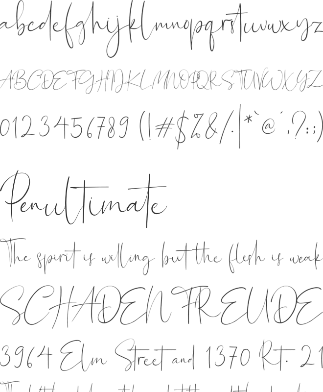 BagusStanlley font preview