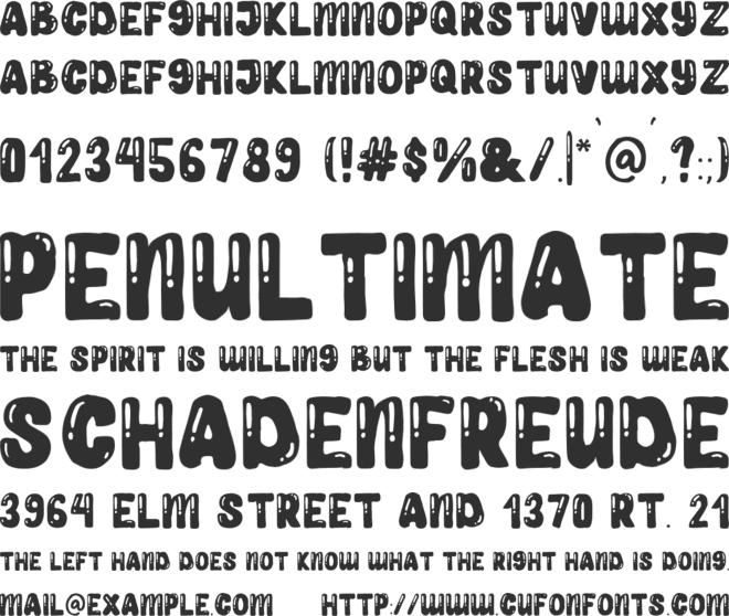 Hey Kidos font preview