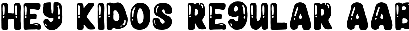 Hey Kidos Regular font