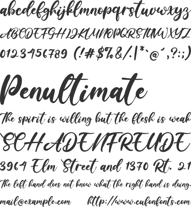 Ratih Hyun font preview