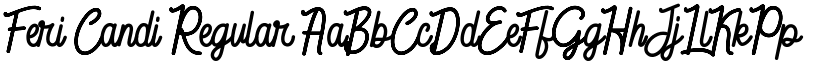 Feri Candi Regular font