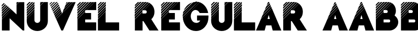 Nuvel Regular font