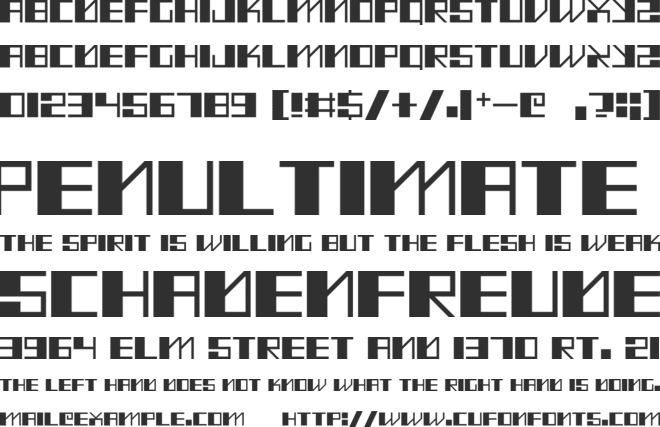 Mad Meka font preview