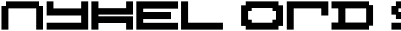 Nykel Ord Sans font