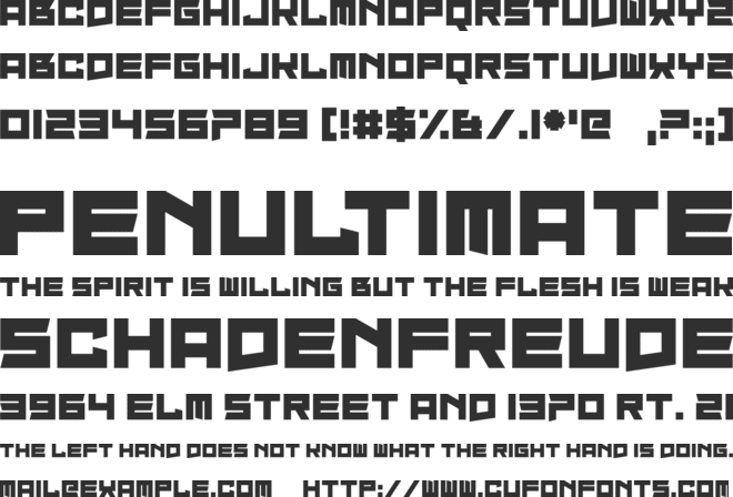 Isite font preview
