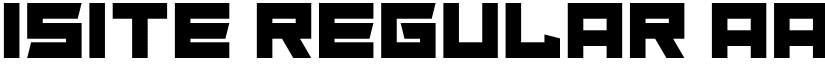 Isite Regular font