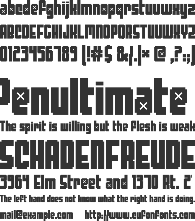 threelambda font preview