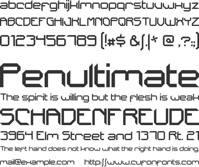 ixsDrastica font preview