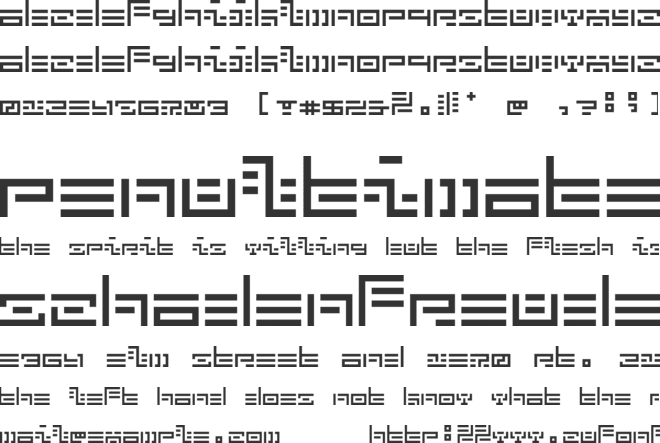 5Fatal Error font preview