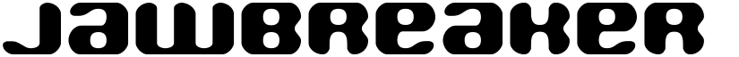 Jawbreaker BRK font