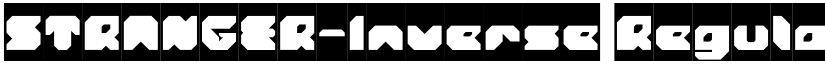 STRANGER-Inverse Regular font