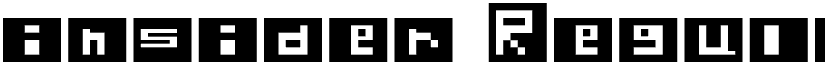 insider Regular font