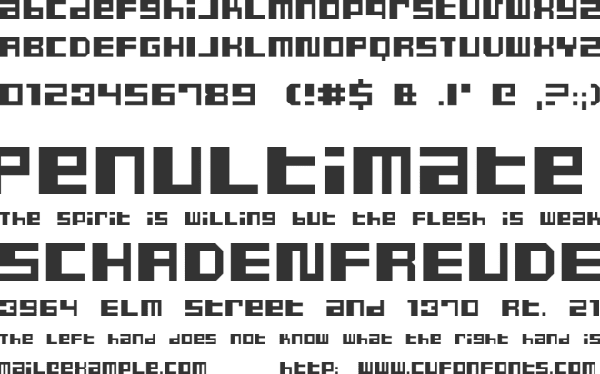 Dusty Pro font preview