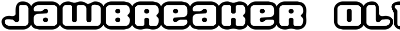 Jawbreaker OL1 BRK font