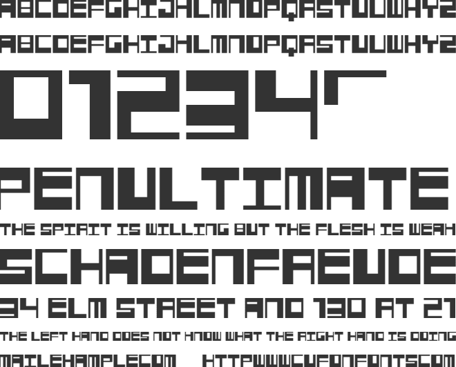 Jangotype font preview