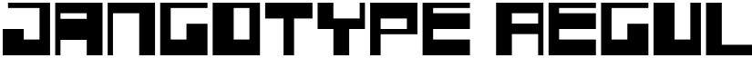 Jangotype Regular font