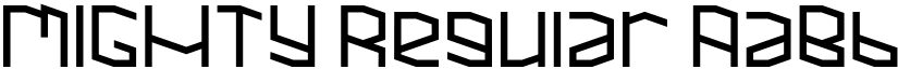 MIGHTY Regular font