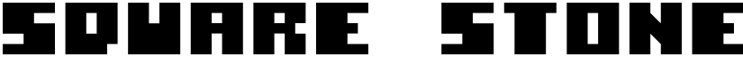 Square Stone-7 Regular font