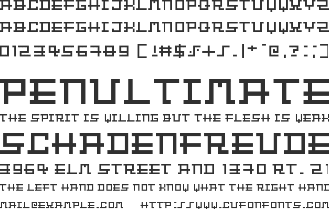 Bit Chips font preview