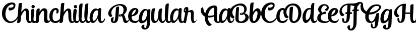 Chinchilla Regular font