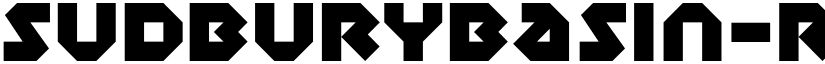SudburyBasin-Regular font