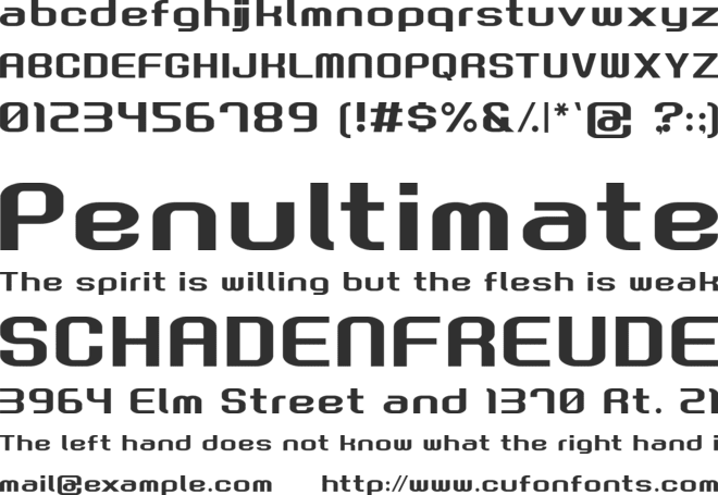Gau Font Root font preview