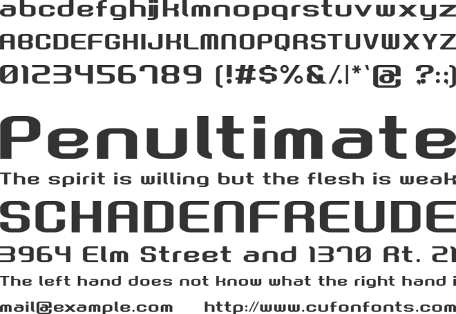 Gau Font Root font preview