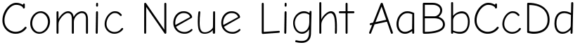 Comic Neue Light font