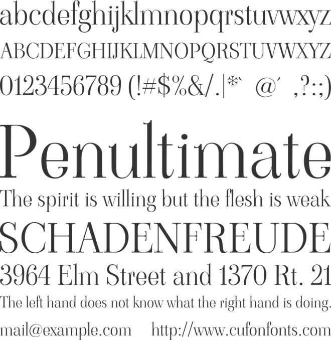 Viaoda Libre font preview