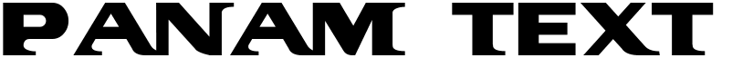 PanAm Text font