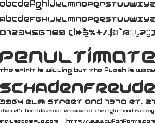 Freshbot font preview