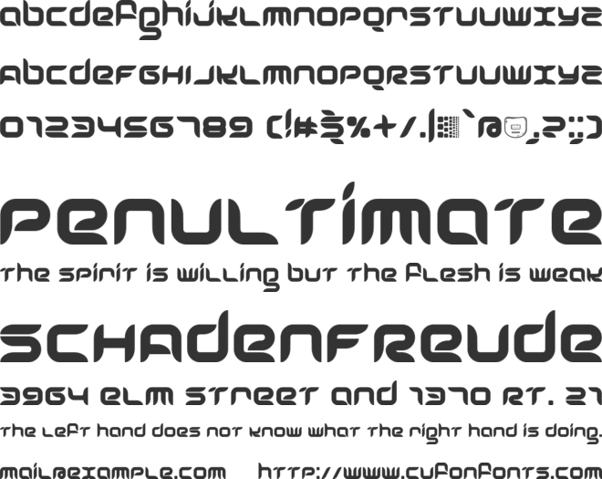 Freshbot font preview