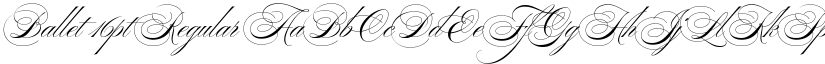 Ballet 16pt Regular font