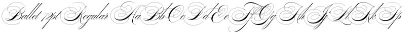Ballet 72pt Regular font